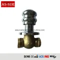 Brass Stop Valve Leaking Chrome Plated Brass Gate Valve as-Ws003 Factory